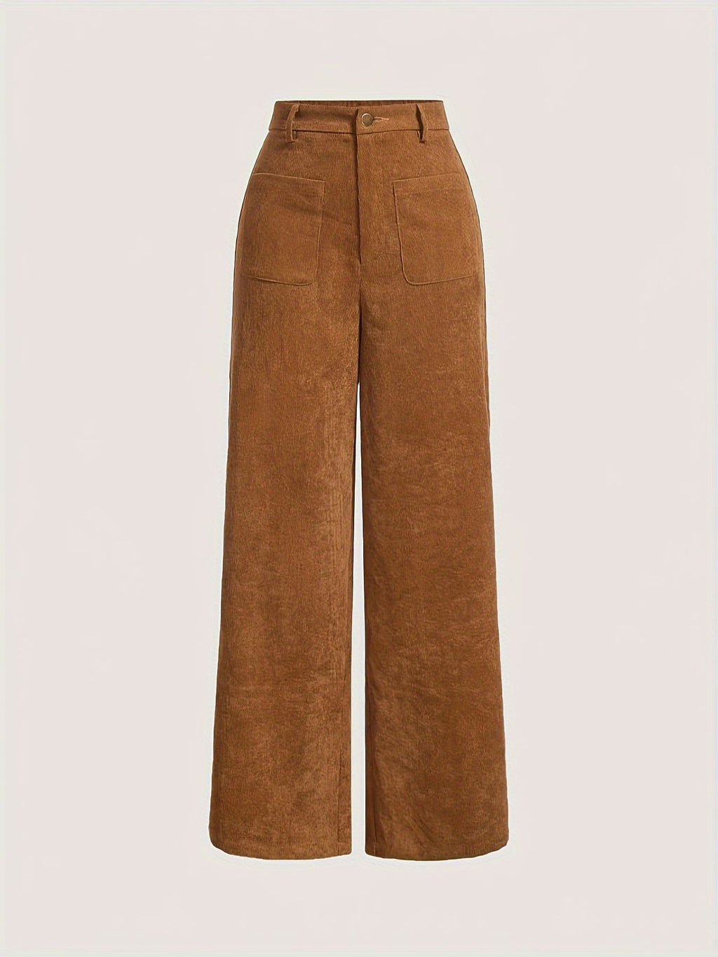 Tall Loose All-matching Corduroy Retro Straight-leg Trousers