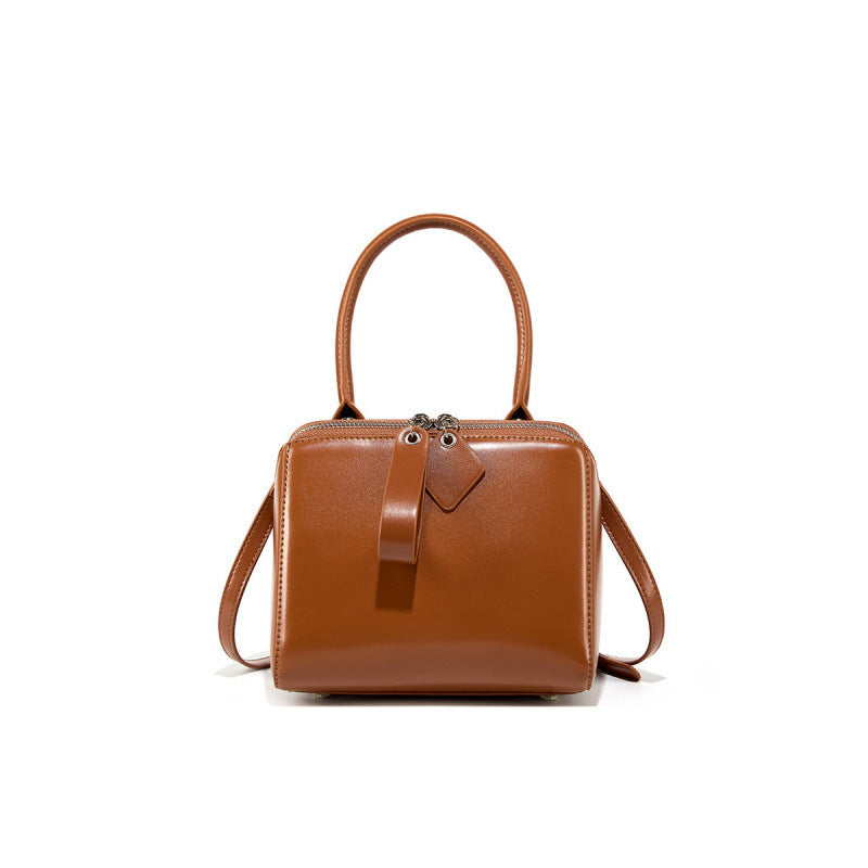 Versatile Leather Handbag New Popular