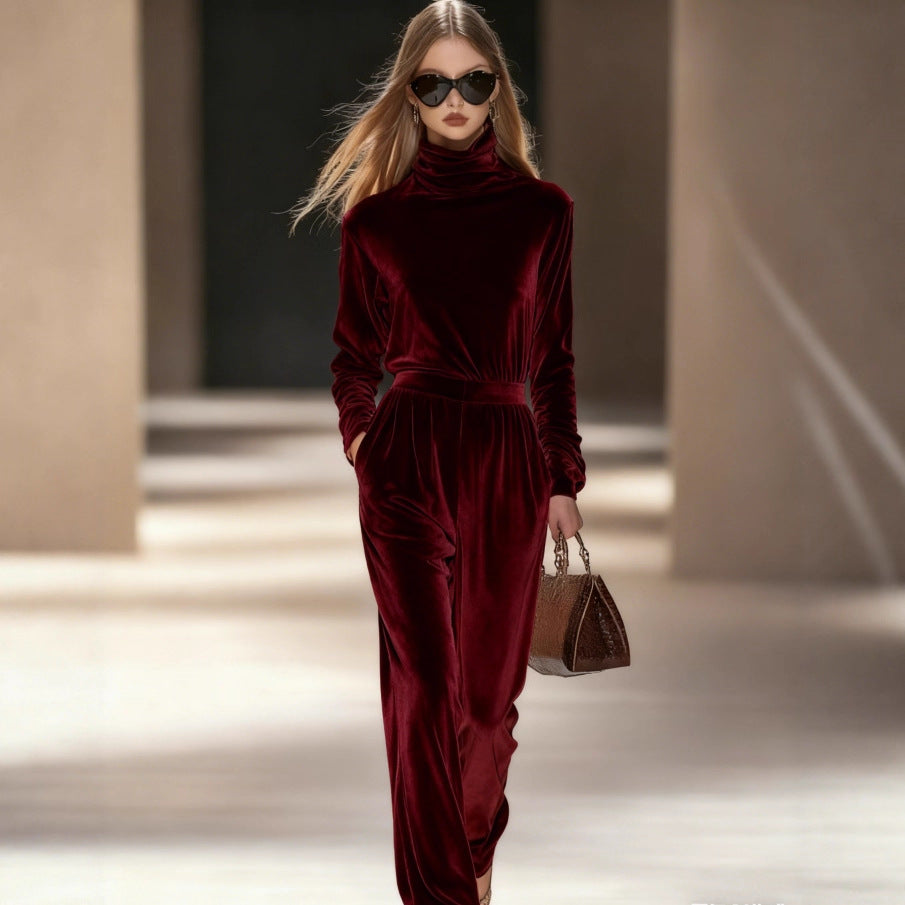 Stylish Minimalist And Relaxed Fit Womens Long Sleeve Set