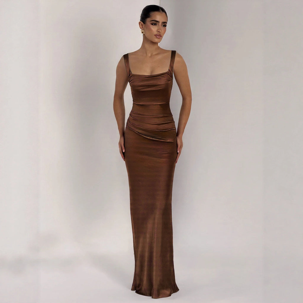 Slimming Strapless Elegant Evening Gown