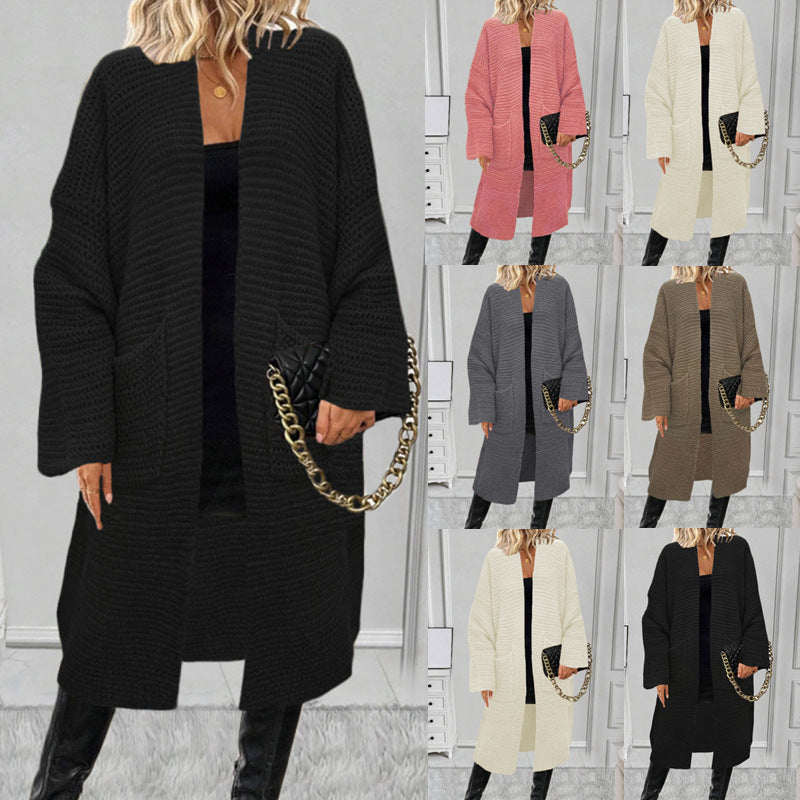Women's Loose Thick Needle Sweater Cardigan Coat