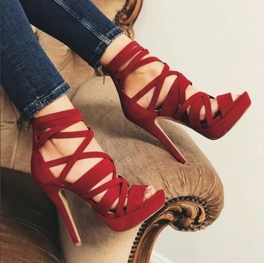 High-heeled Sandals
