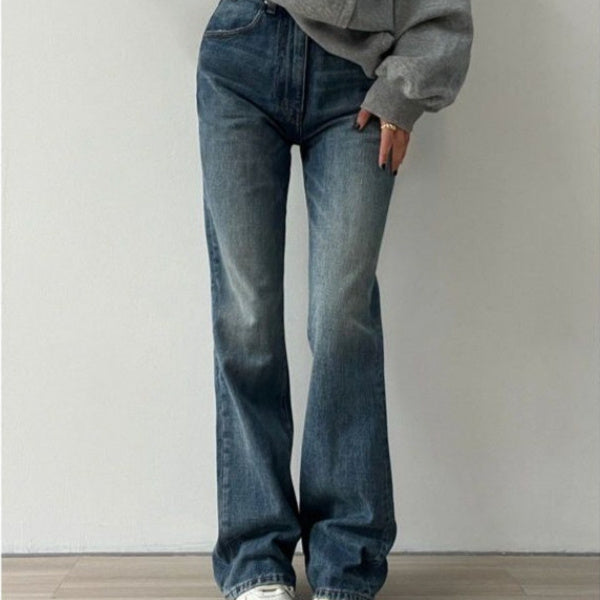 Flared Denim Jeans