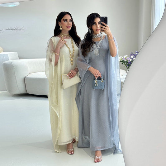 Women's Pullover Robe Waist-slimming Long Dress