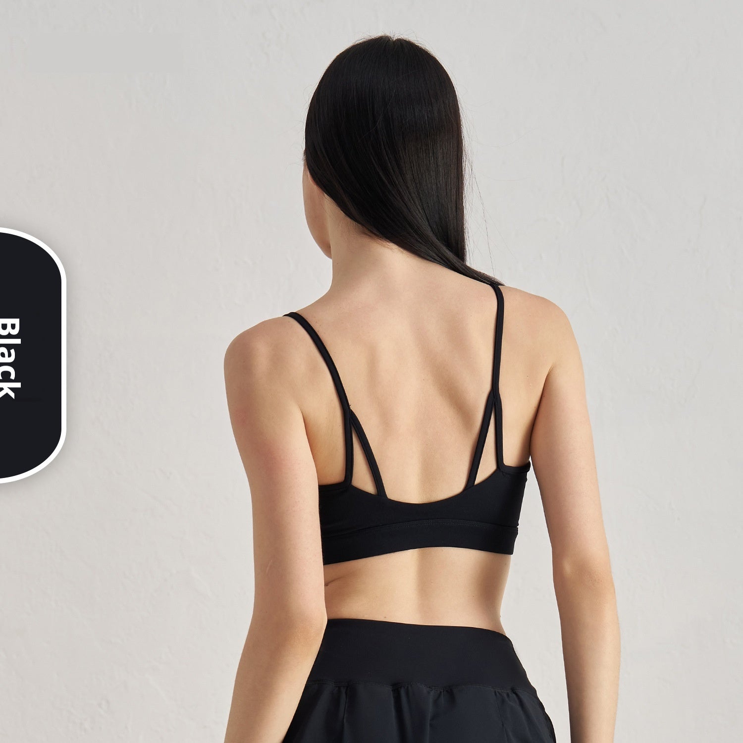 Kitten Ear Beauty Back Exercise Underwear Spaghetti Strap Yoga Jacket