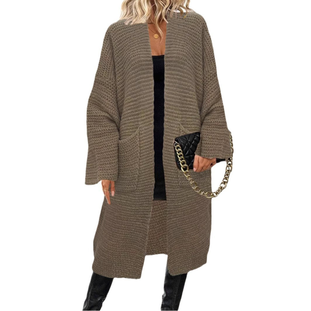 Women's Loose Thick Needle Sweater Cardigan Coat