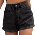 Loose Wide-leg Denim Shorts