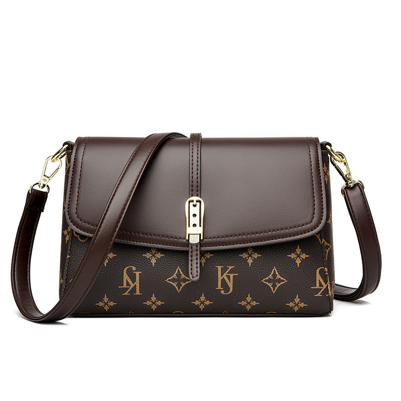 Printed High-Capacity Shoulder Bag