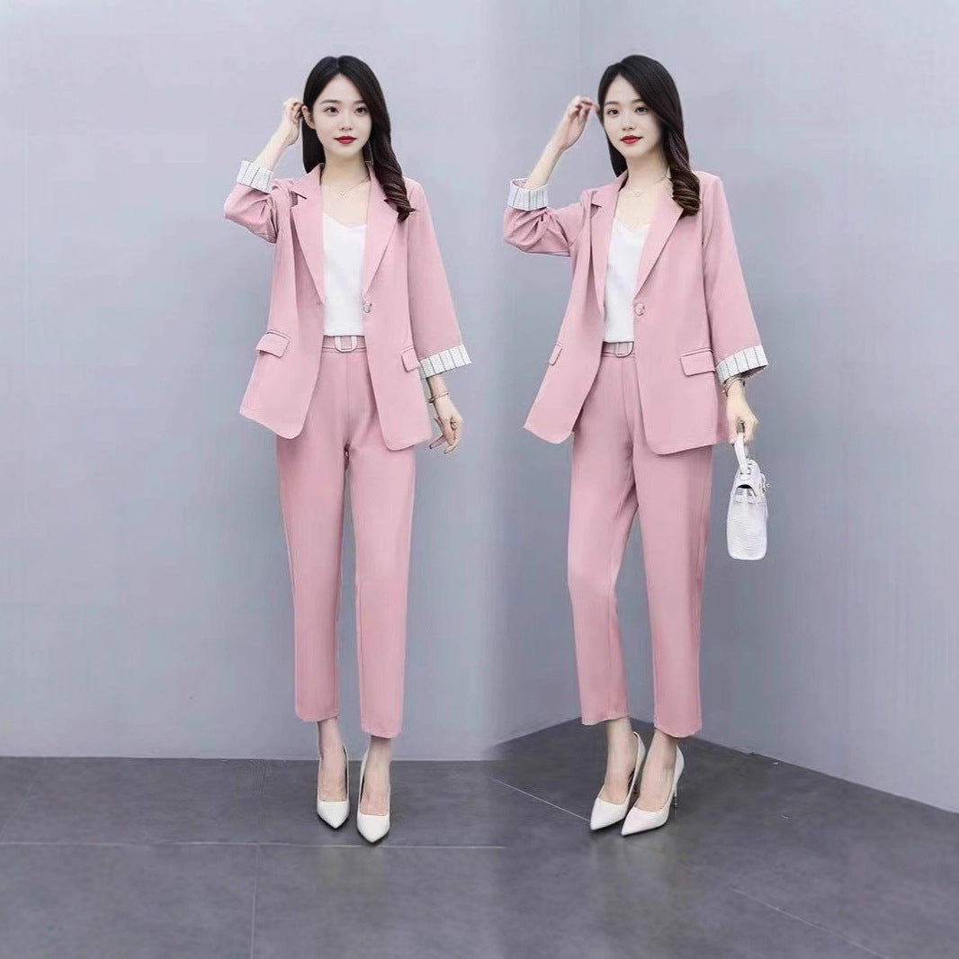 Fashion Suit Jacket And Pants Set