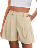 Urban-style Chic Womens High-waisted Casual Shorts