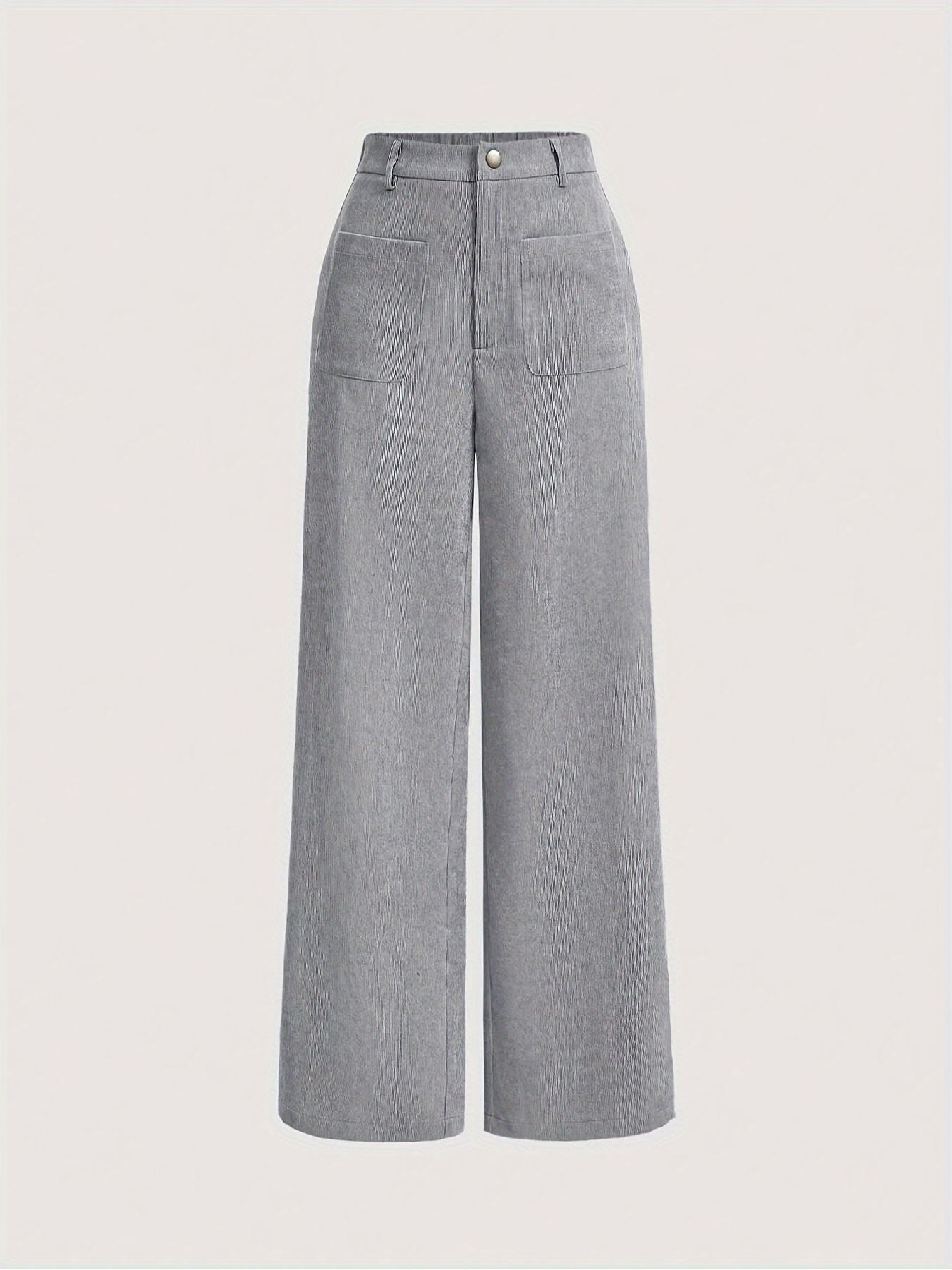 Tall Loose All-matching Corduroy Retro Straight-leg Trousers