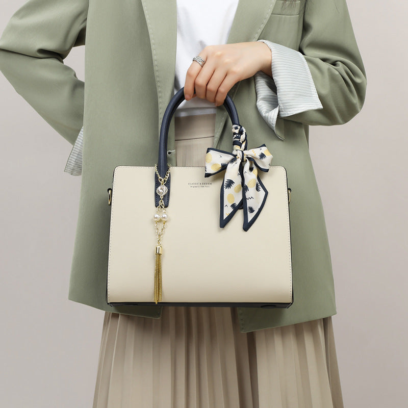 Premium Leather Crossbody Bag With A Spacious Design