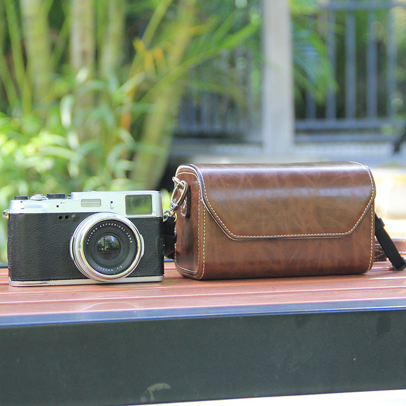 For Camera Bag Film Leather Case