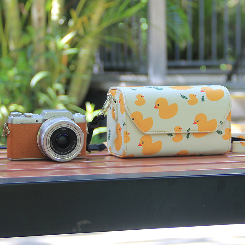 For Camera Bag Film Leather Case