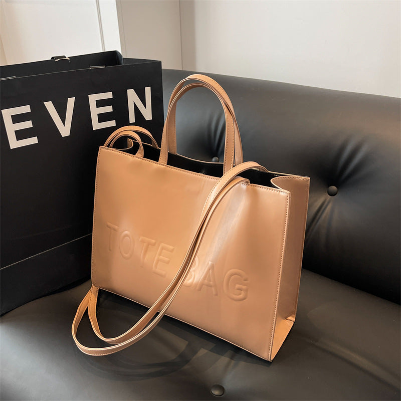 Retro Tote Trendy College Student Commuter Handbag