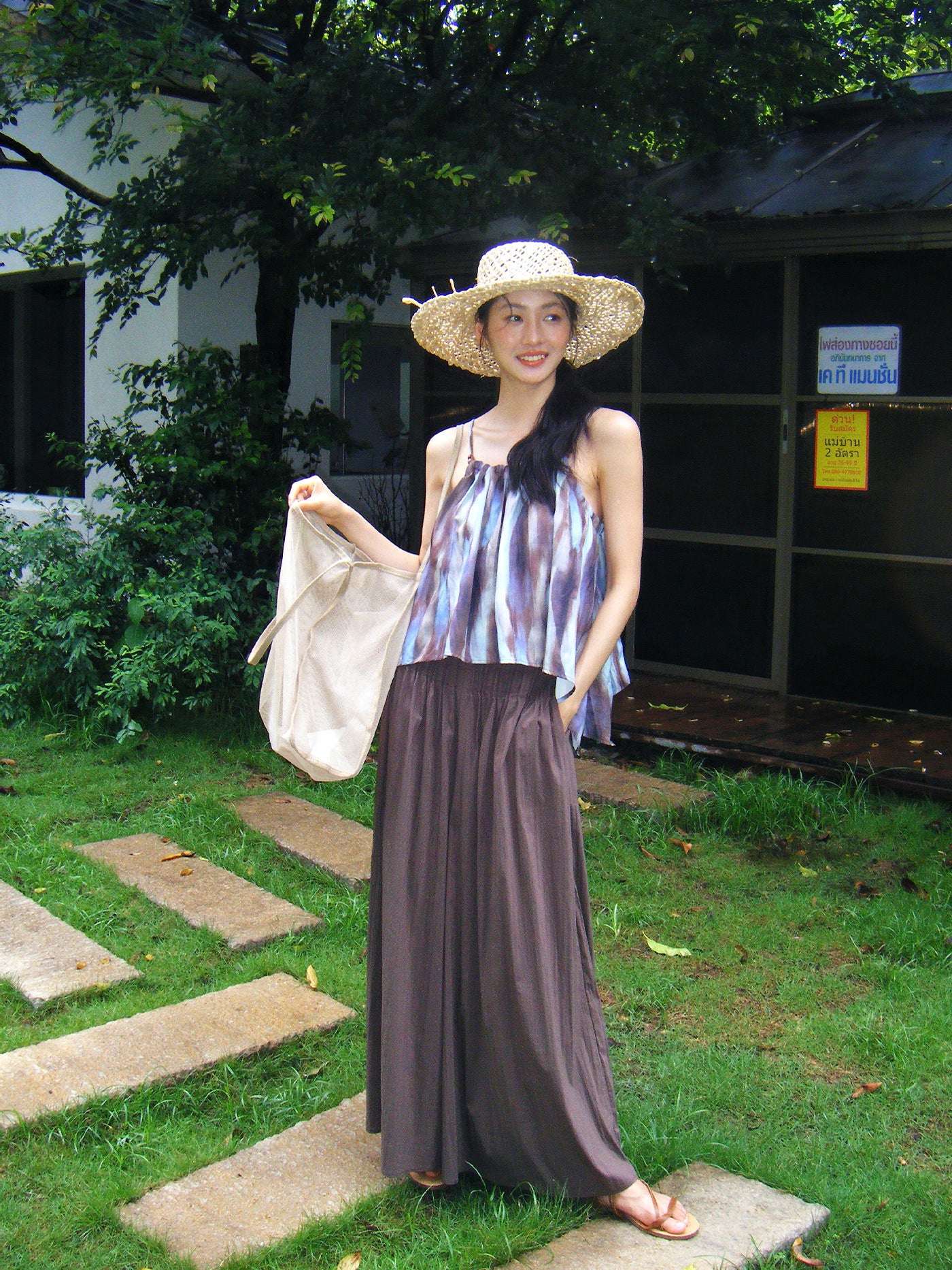 Women's Summer Thin Pleated Draping Casual Wide-leg Pants