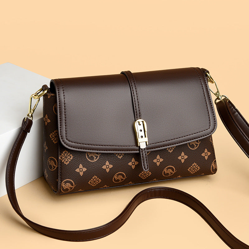 Printed High-Capacity Shoulder Bag