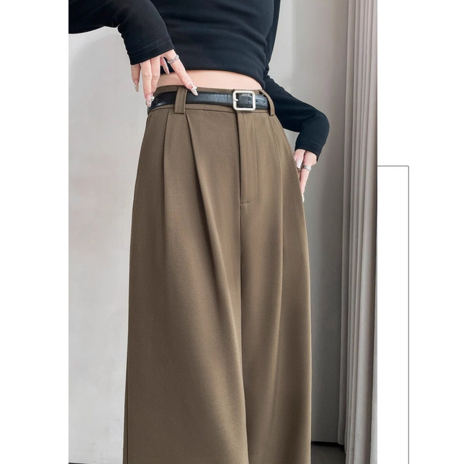 Spring Summer High-End Flowy Suit Pants