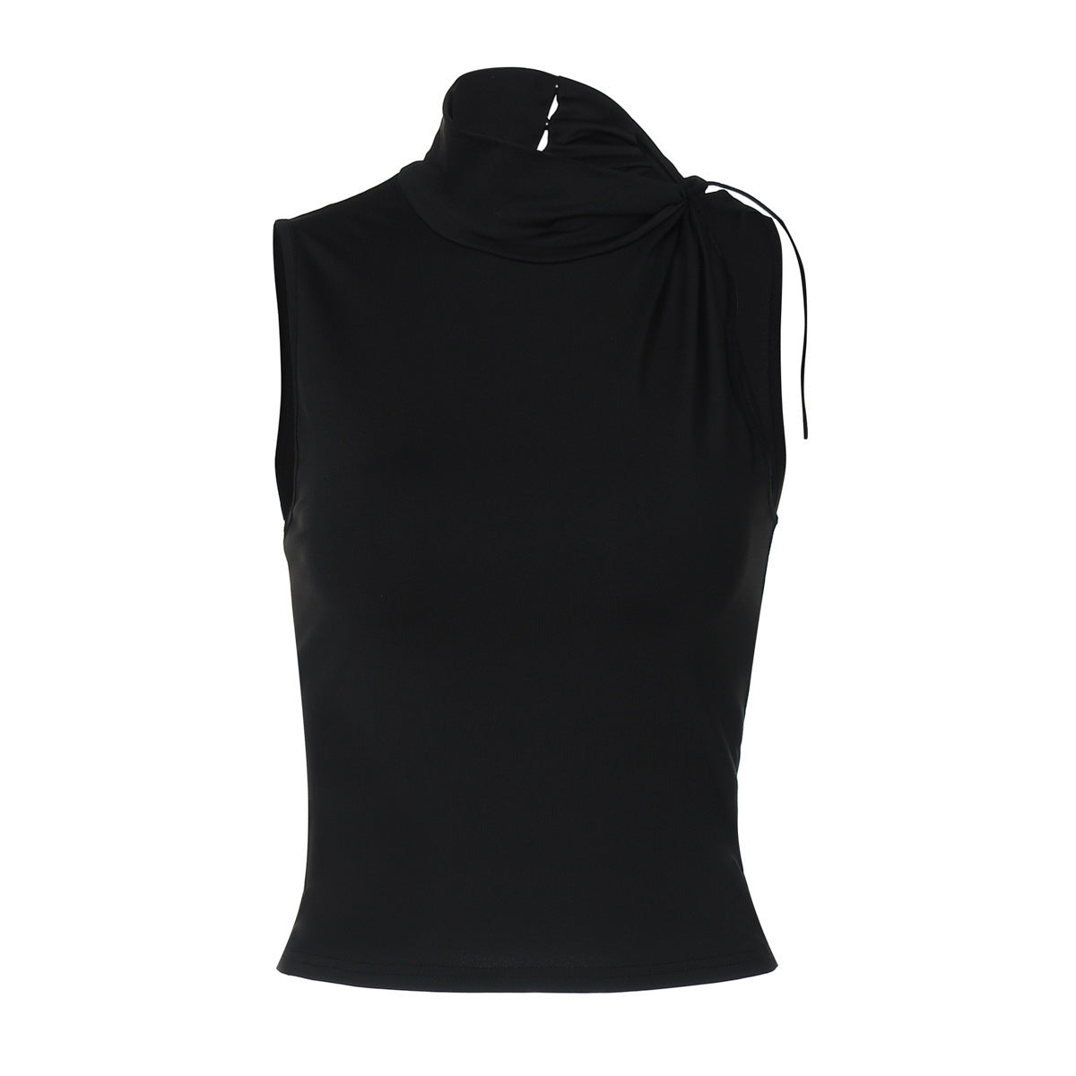 European And American Slim Vest Season Fashion Button Sleeveless Top Women's Design Sense