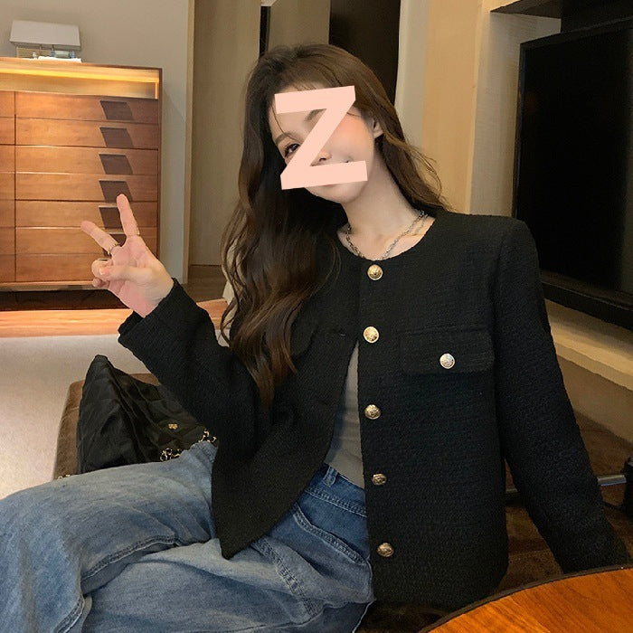 High-end French Street-style Versatile Button-up Top