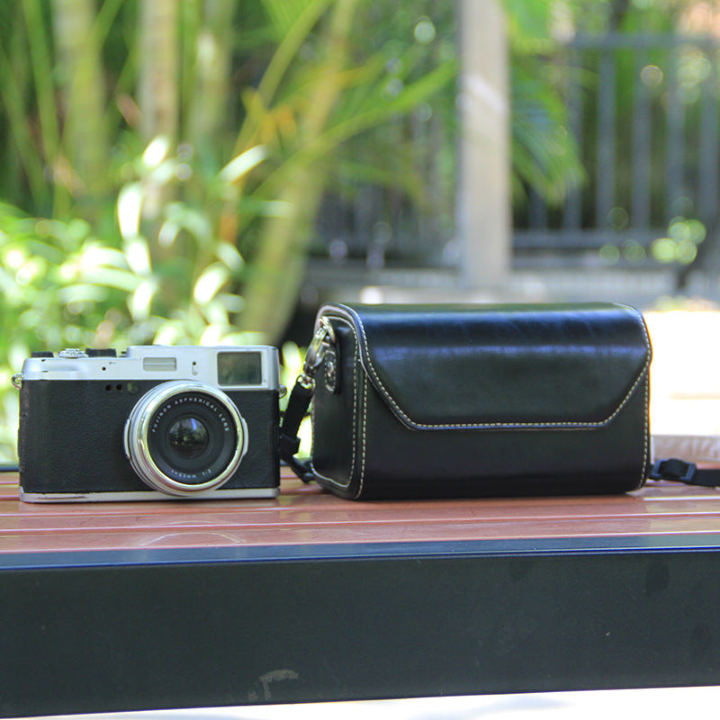 For Camera Bag Film Leather Case