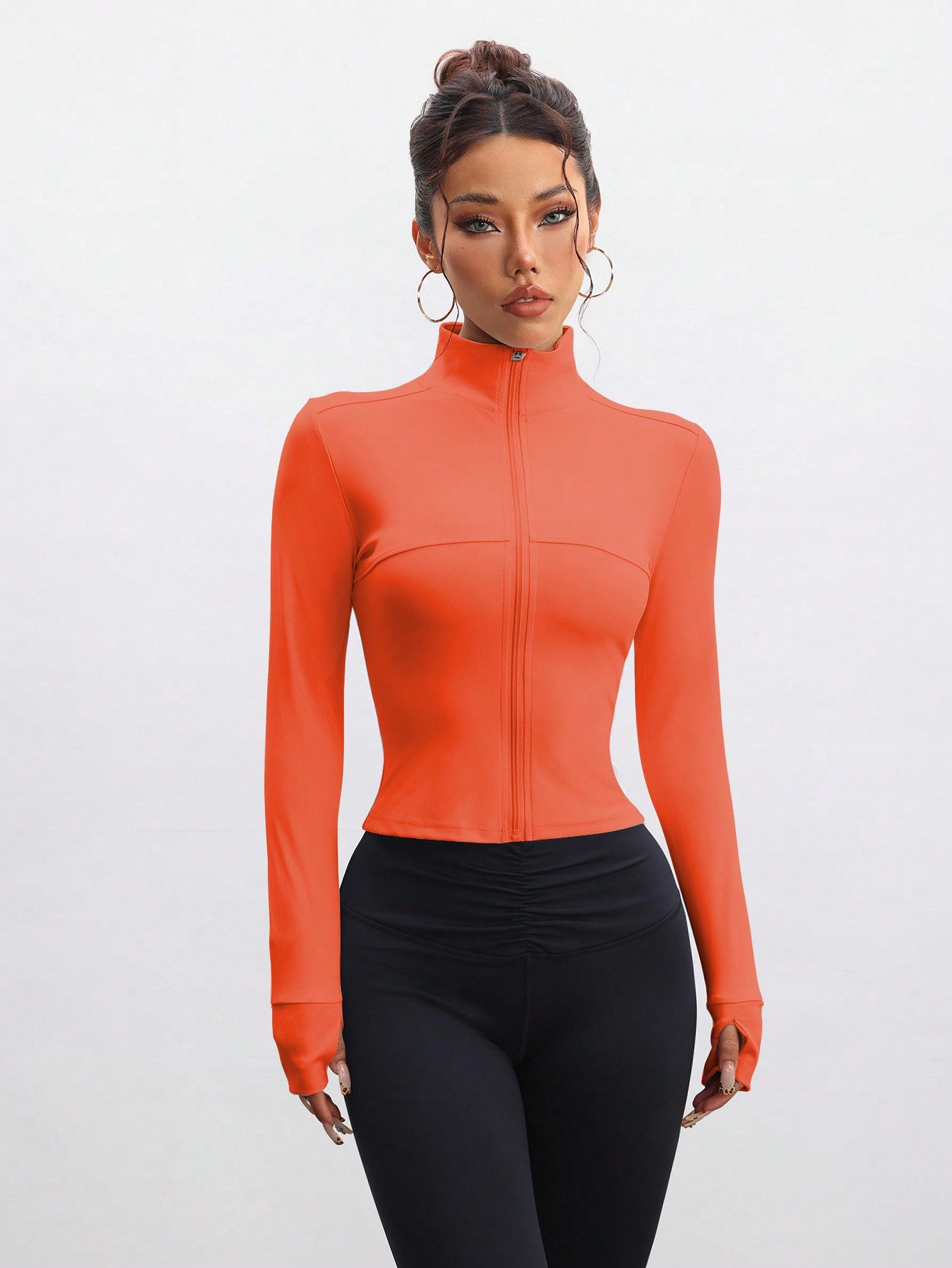 Sports Sun-protective Breathable Jacket With A Zipper