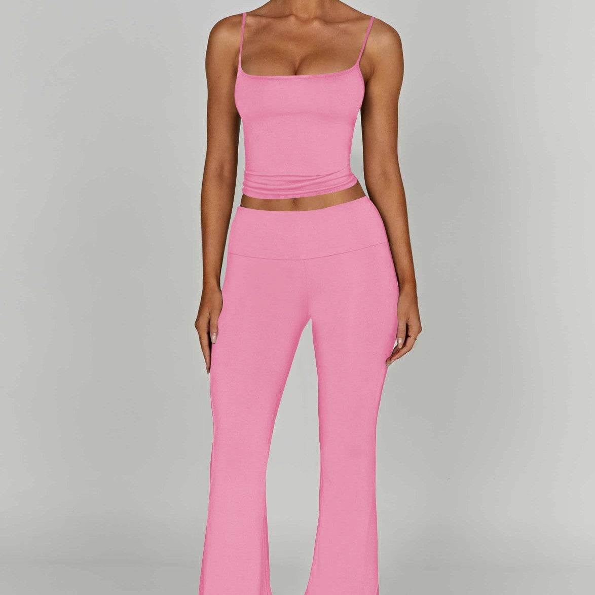 Stylish Casual Two-piece Set In Brushed Milk Silk