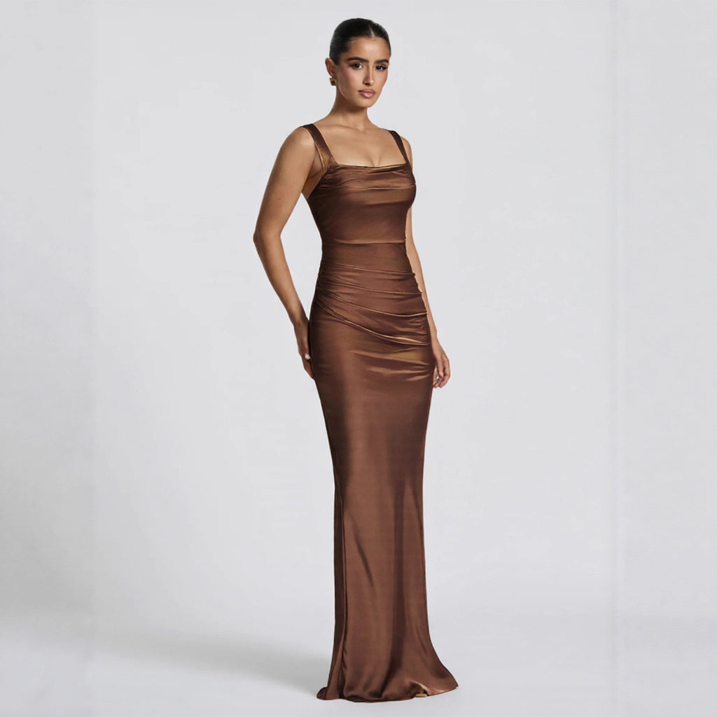 Slimming Strapless Elegant Evening Gown