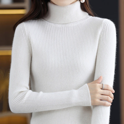 Autumn And Winter Women's Slim-fit Pullover Knit Sweater For Layering