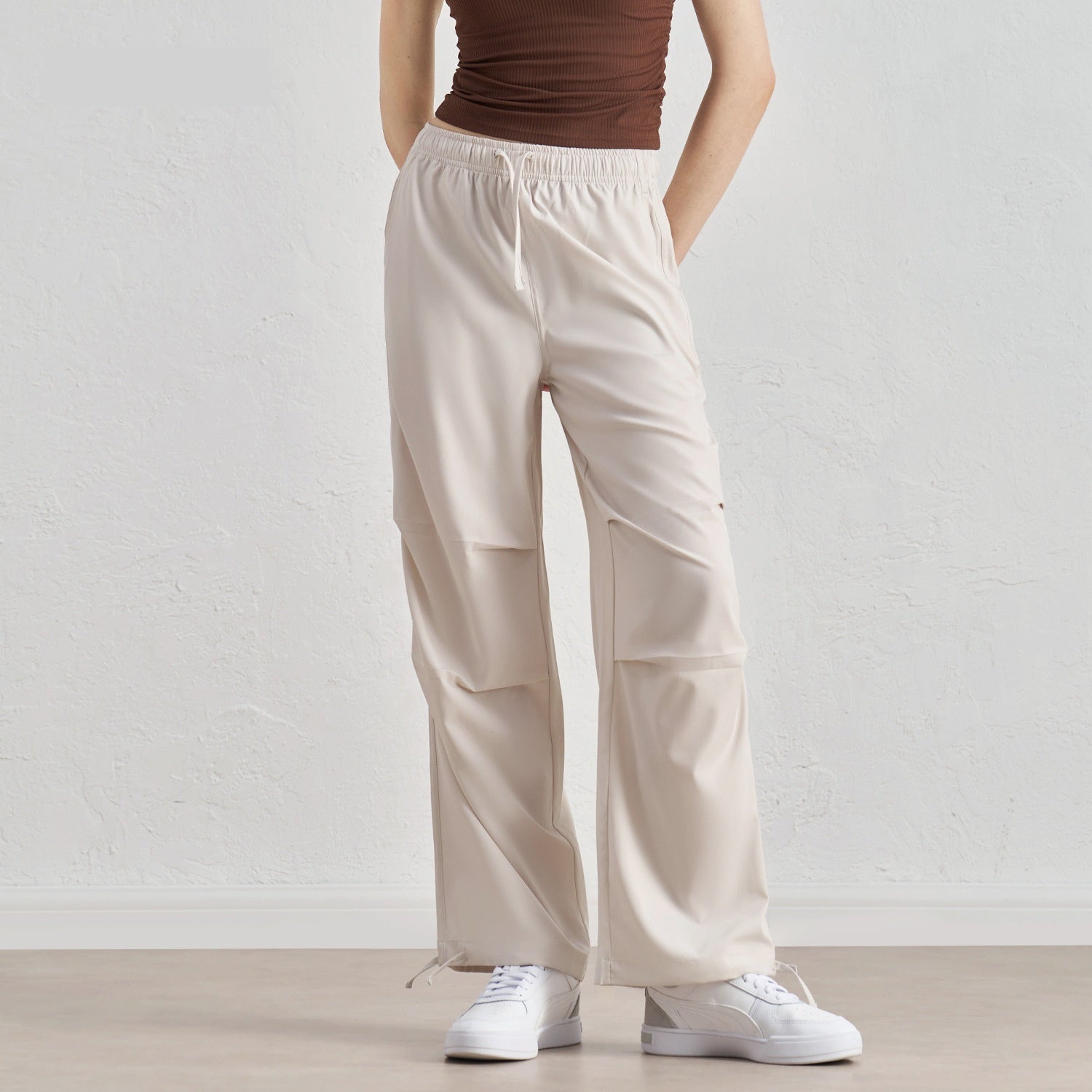 High Waist Slimming Loose Outdoor Casual Jogger Straight Sun Protection Fitness Pants