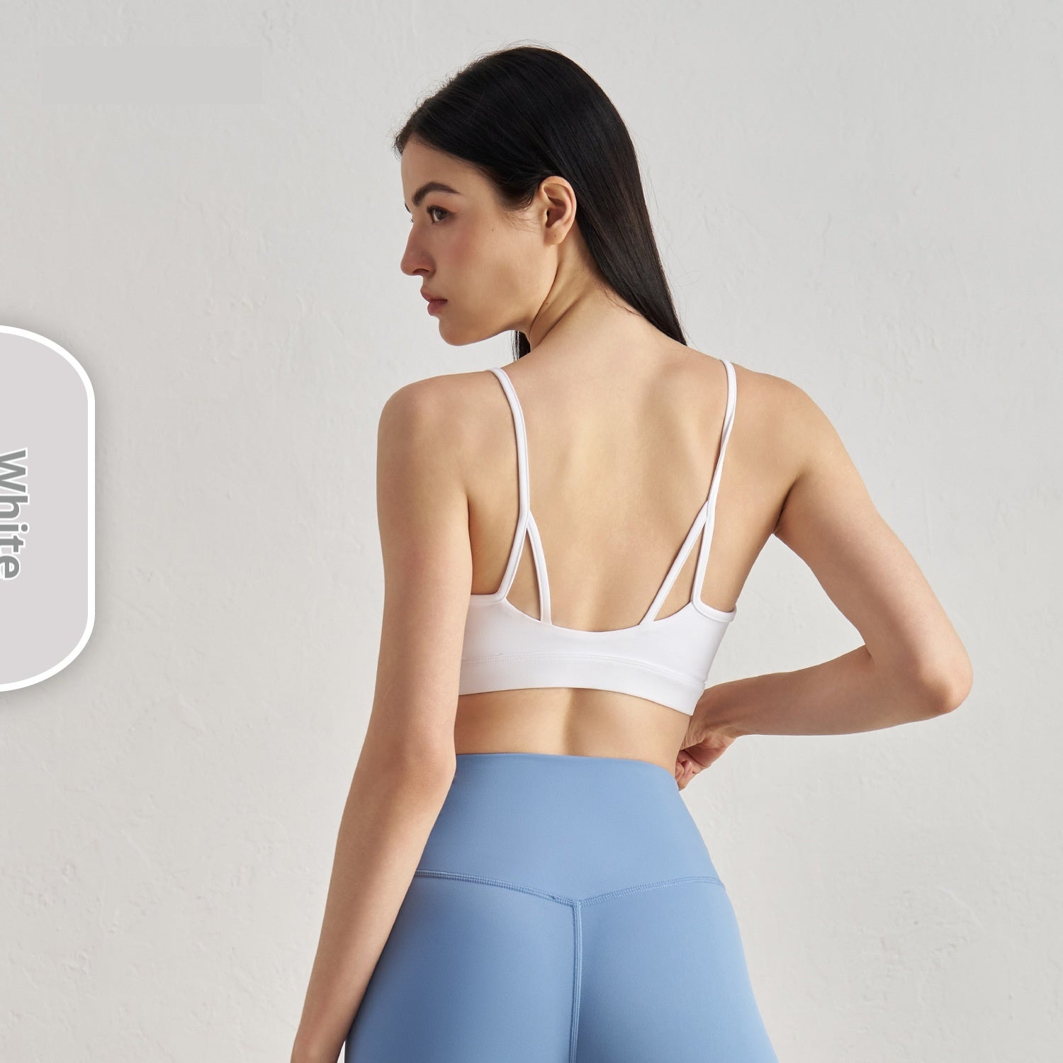 Kitten Ear Beauty Back Exercise Underwear Spaghetti Strap Yoga Jacket