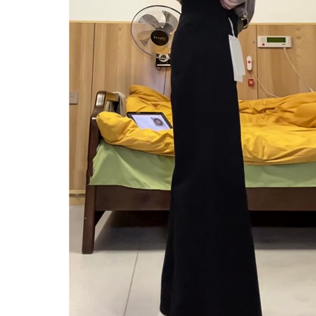 Women's Loose Solid Color Wide Leg Jeans