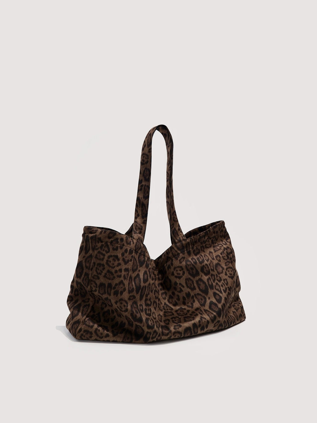 Versatile Leopard-Print Tote Bag That Can Be Worn As A Shoulder Or Hand Bag