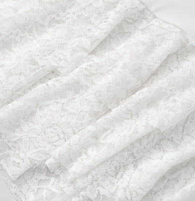 Women's Sleeveless Cross Strap Lace Dress