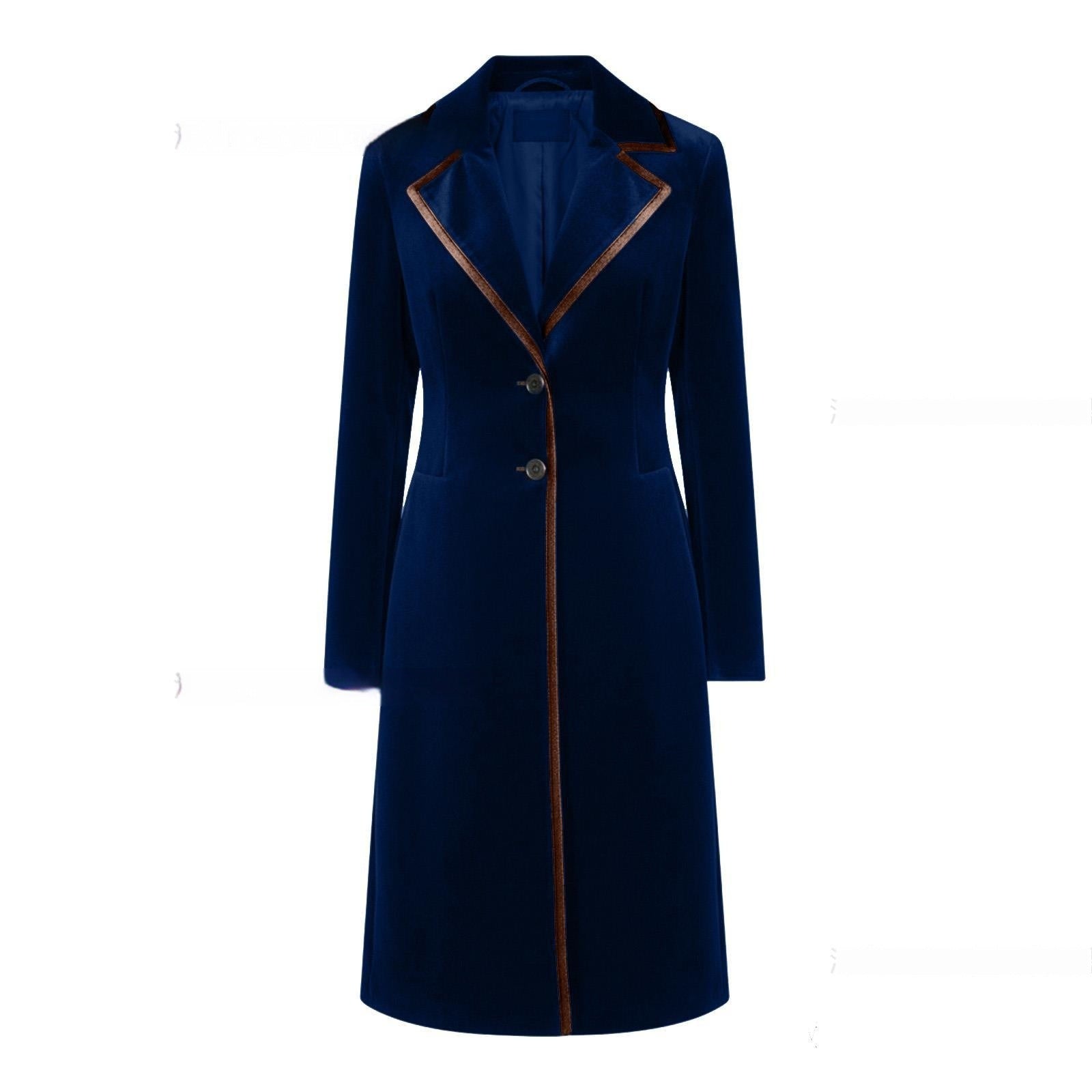 Stylish And Sophisticated Velvet Coat For Women