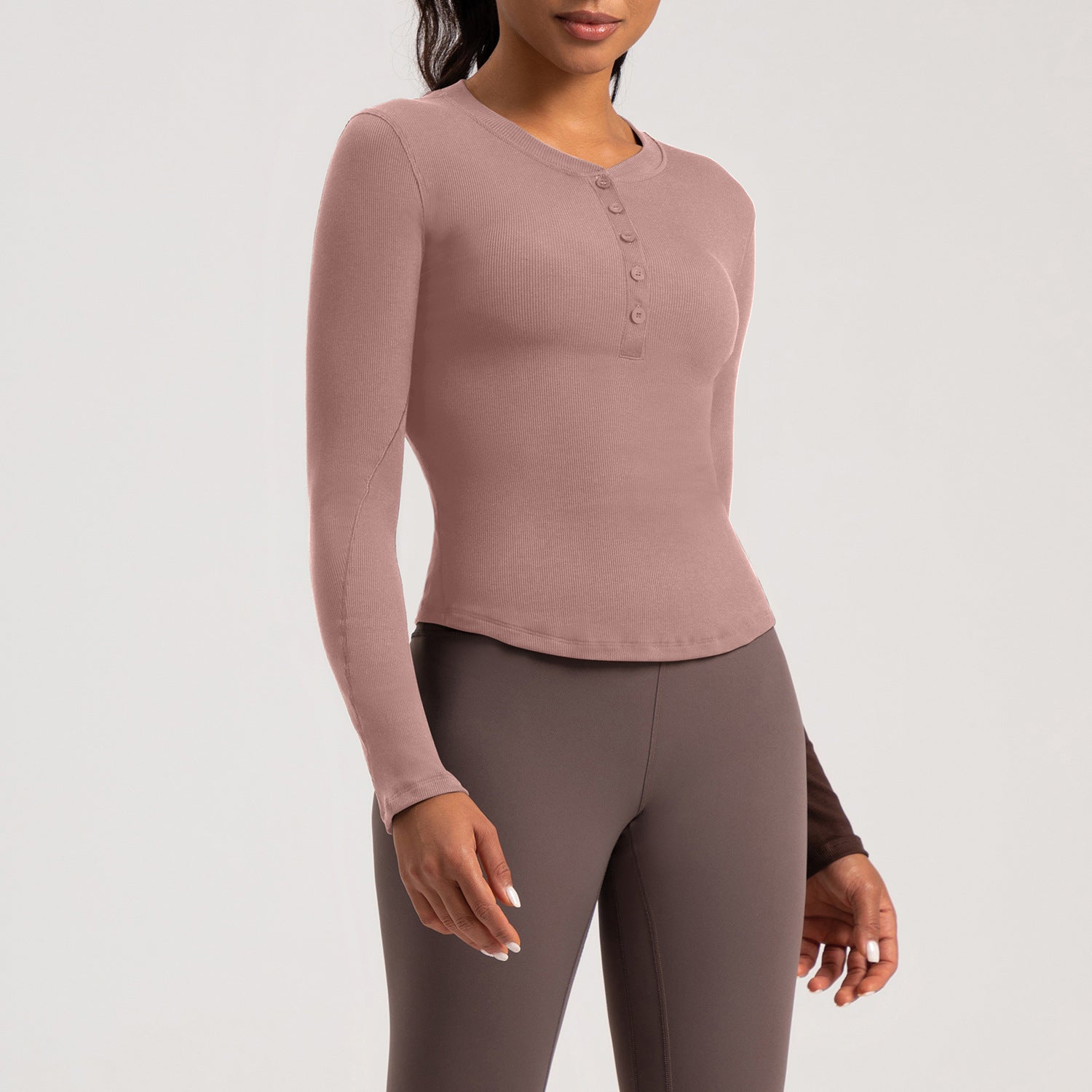 Sports Yoga Wear Running Fitness Long Sleeve Top