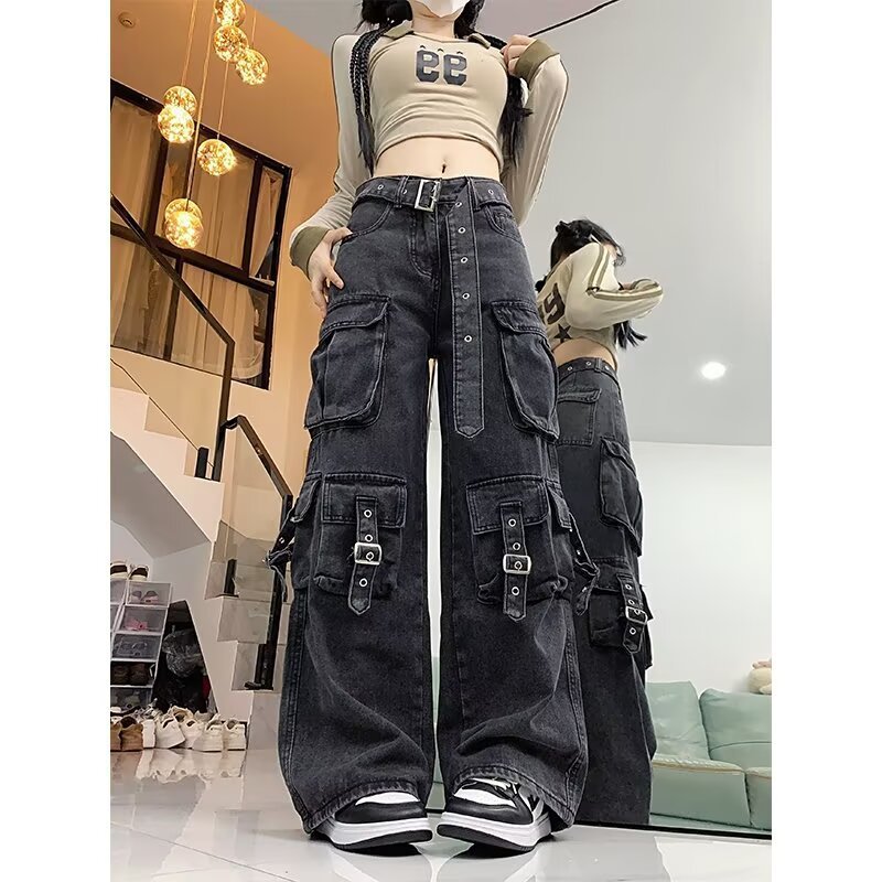 Straight-leg Wide-leg Casual Pants