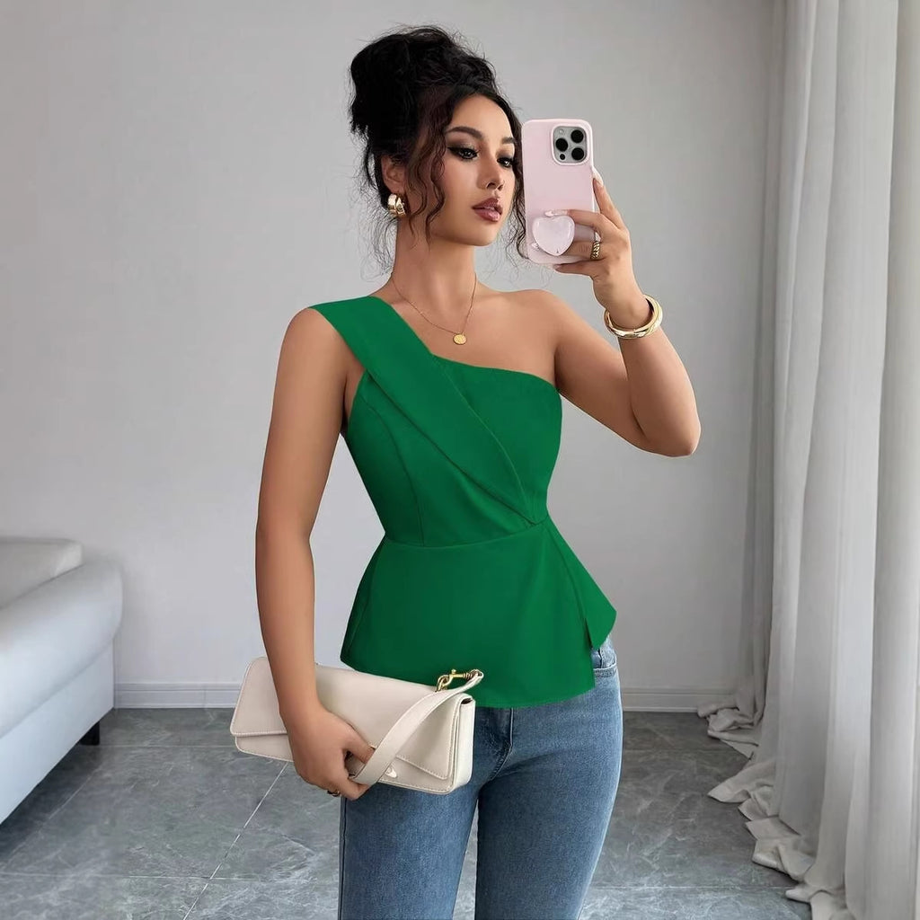 Irregular-fit Sleeveless Top