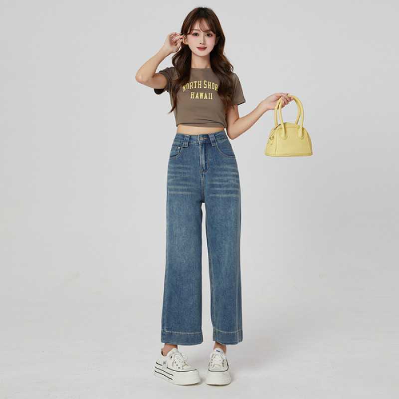 Cool Thin High Waist Loose Wide Leg Pants