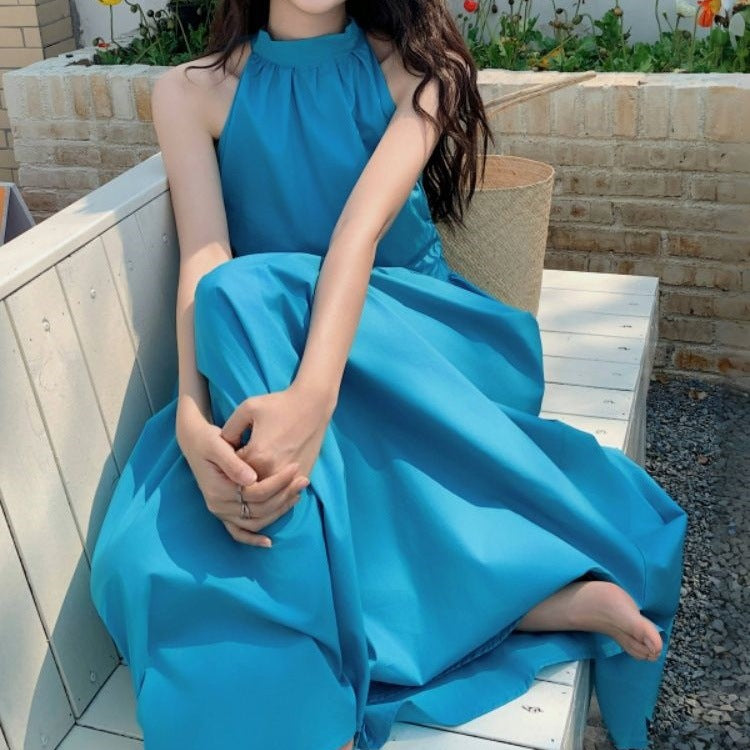 French Style Halterneck Dress