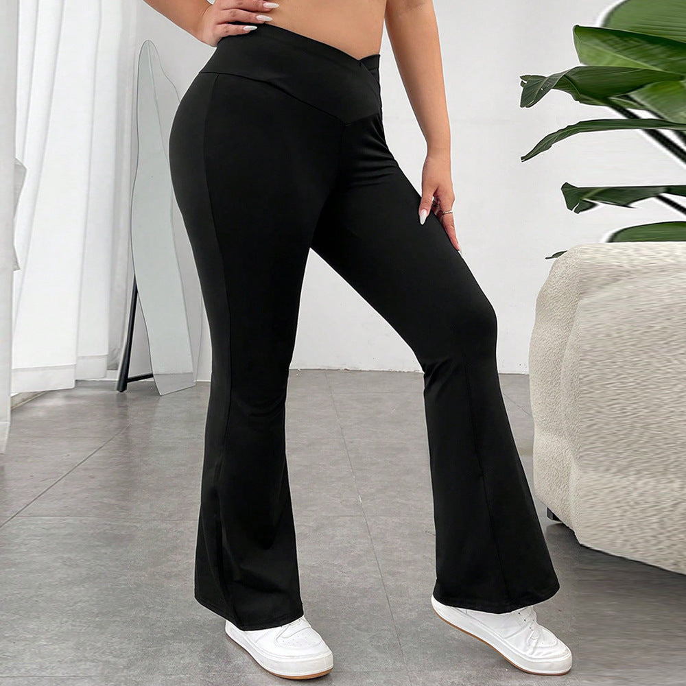 Women's High-Waisted Slim-Fit Bootcut Flare Pants