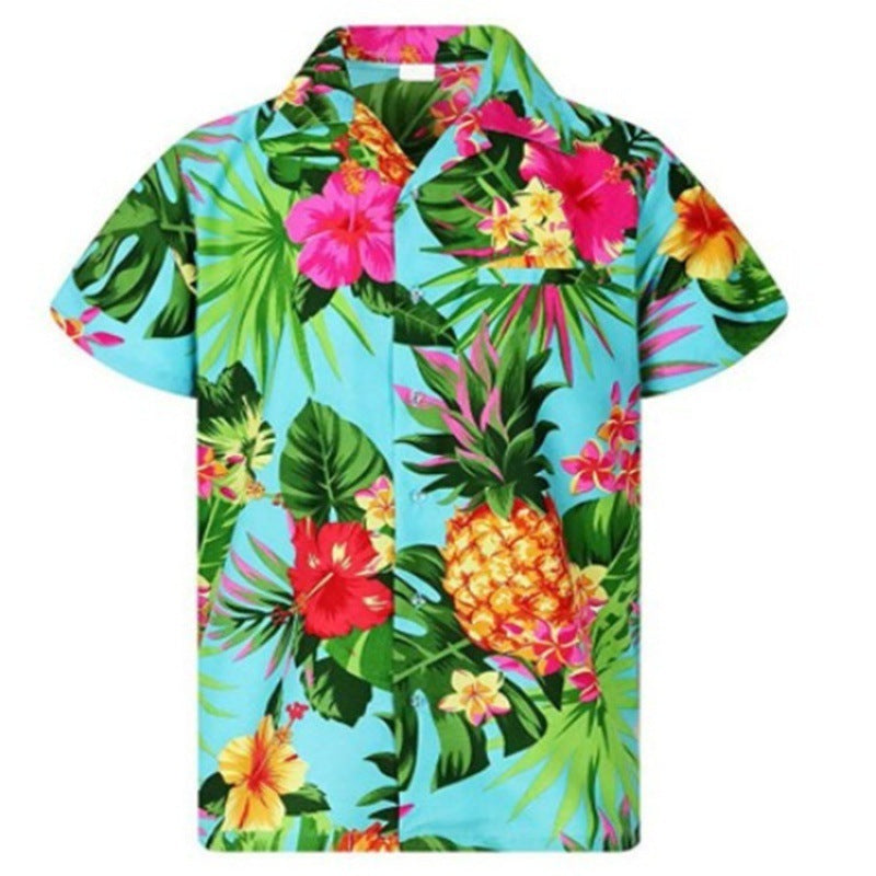 New Women's Printed Hawaiian Casual Ladies Shirt