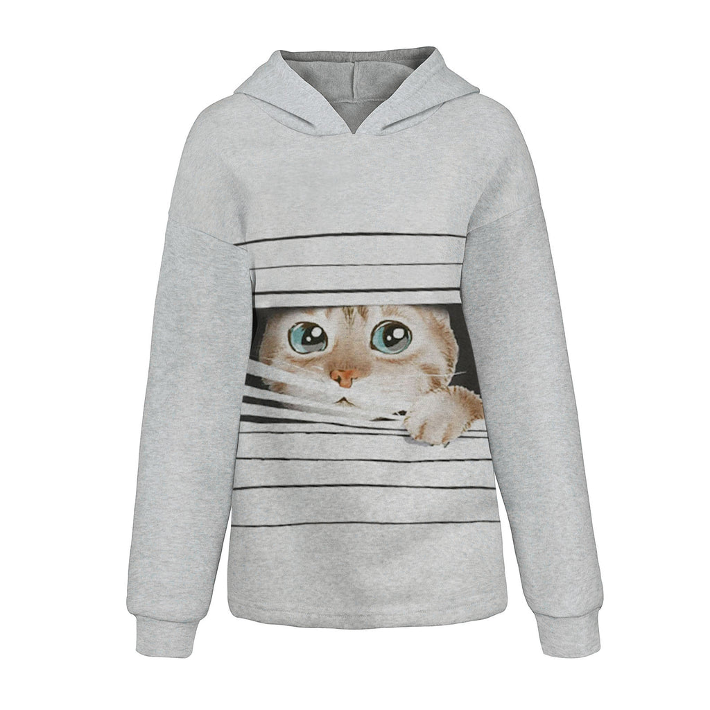 Long Sleeve Hooded Lady Fleece Shirt
