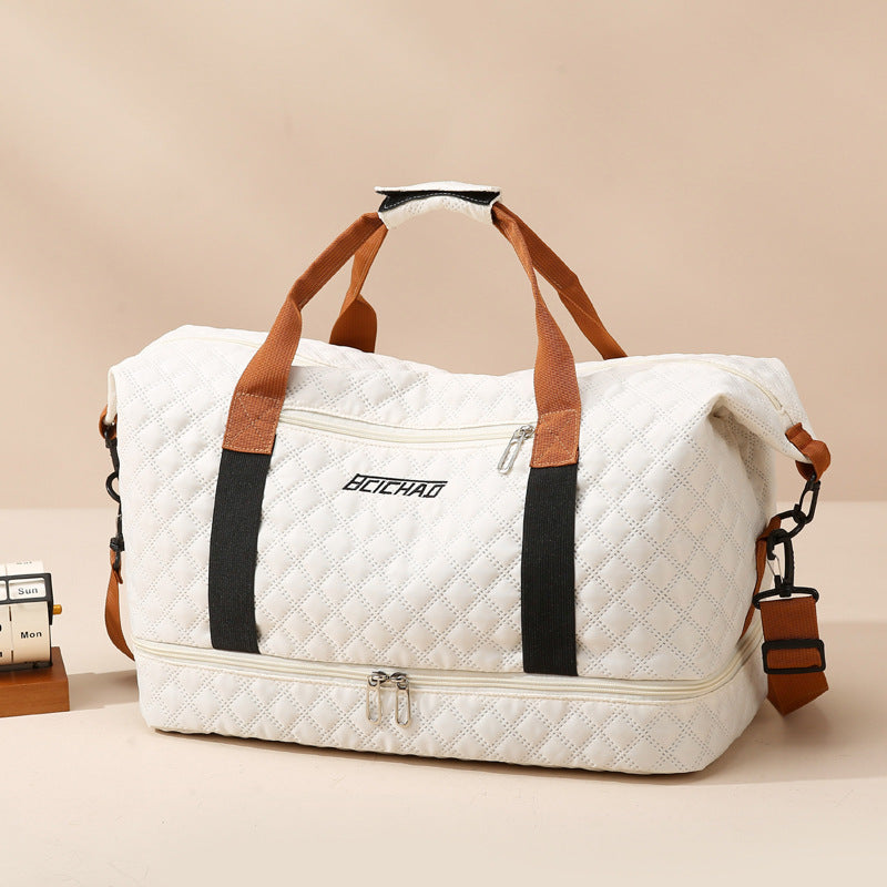 High-Capacity Sports Fitness Carry-On Duffel Bag For Short Trips