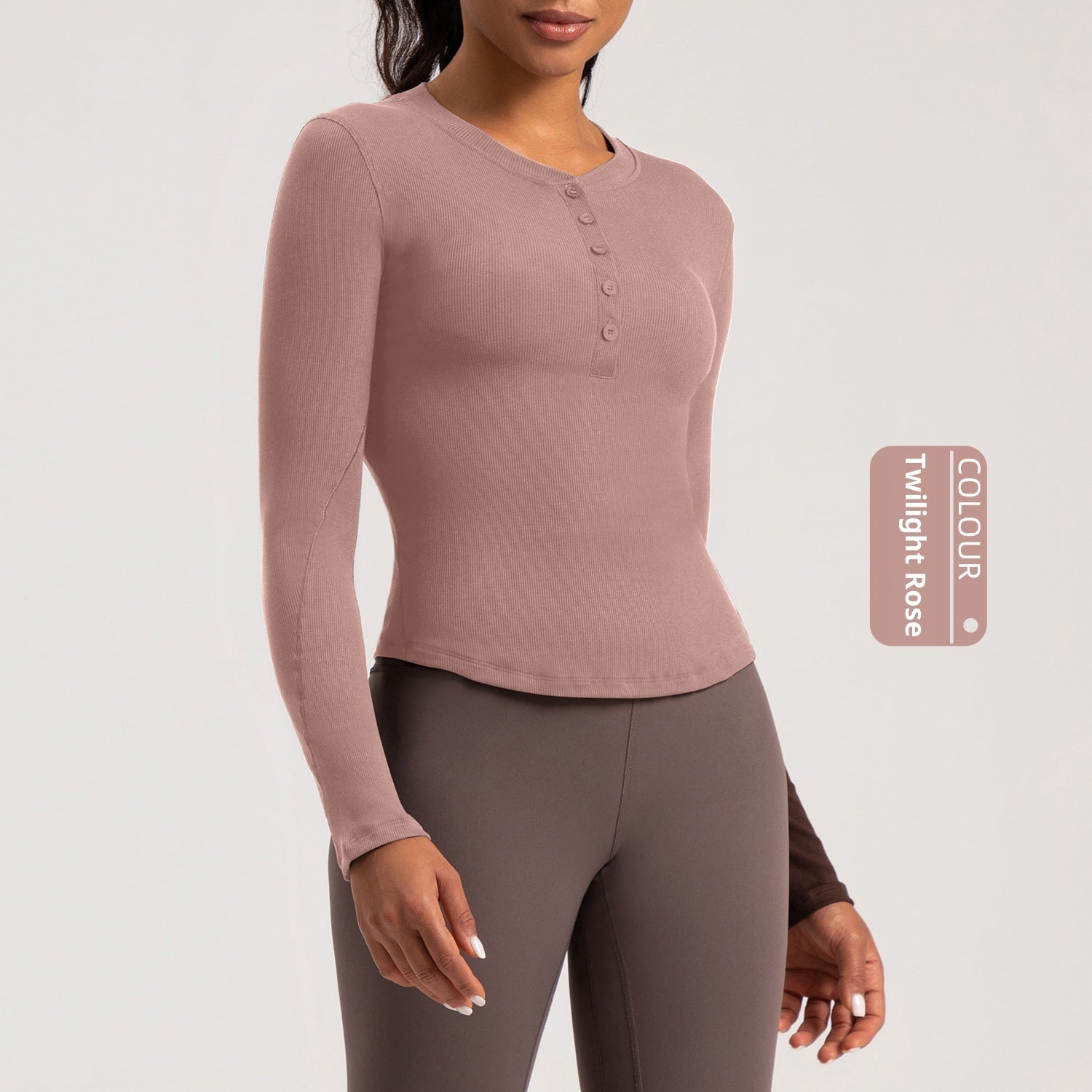 Sports Yoga Wear Running Fitness Long Sleeve Top