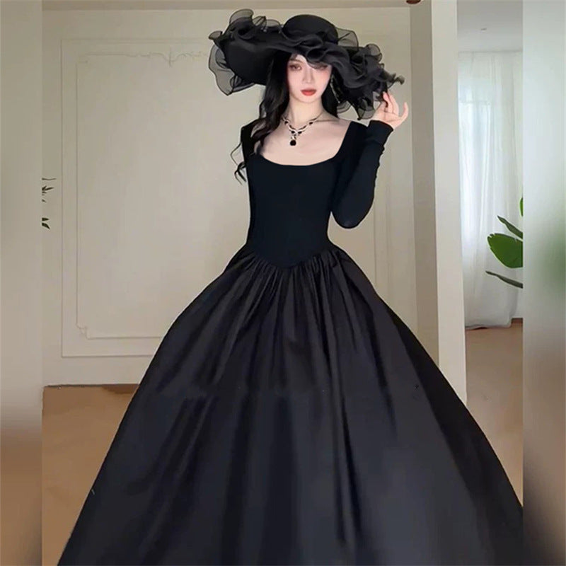 Backless Cross-strap Slim-fit Long Dress For Women