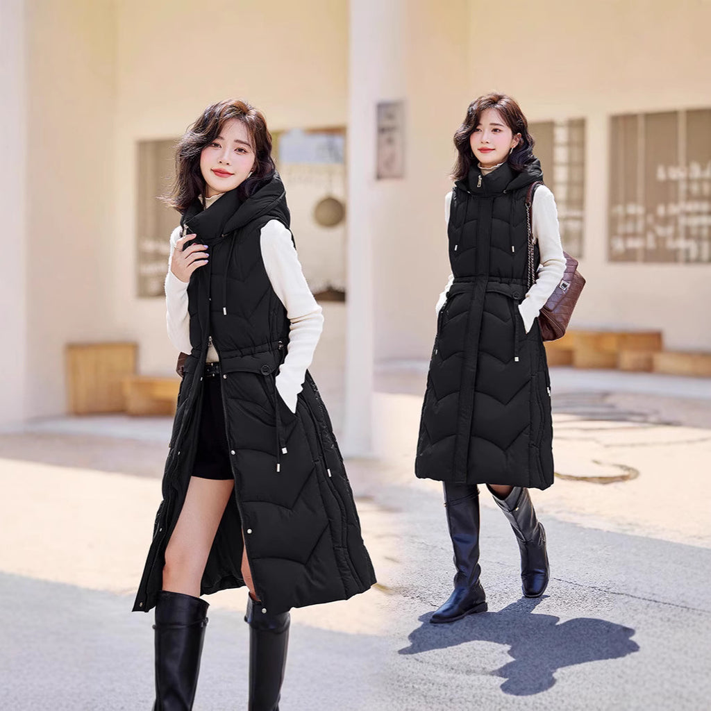 Fashion Good Quality Hooded Vest Jacket