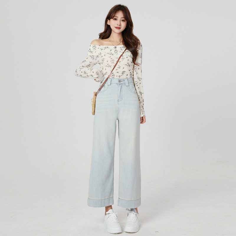 Cool Thin High Waist Loose Wide Leg Pants