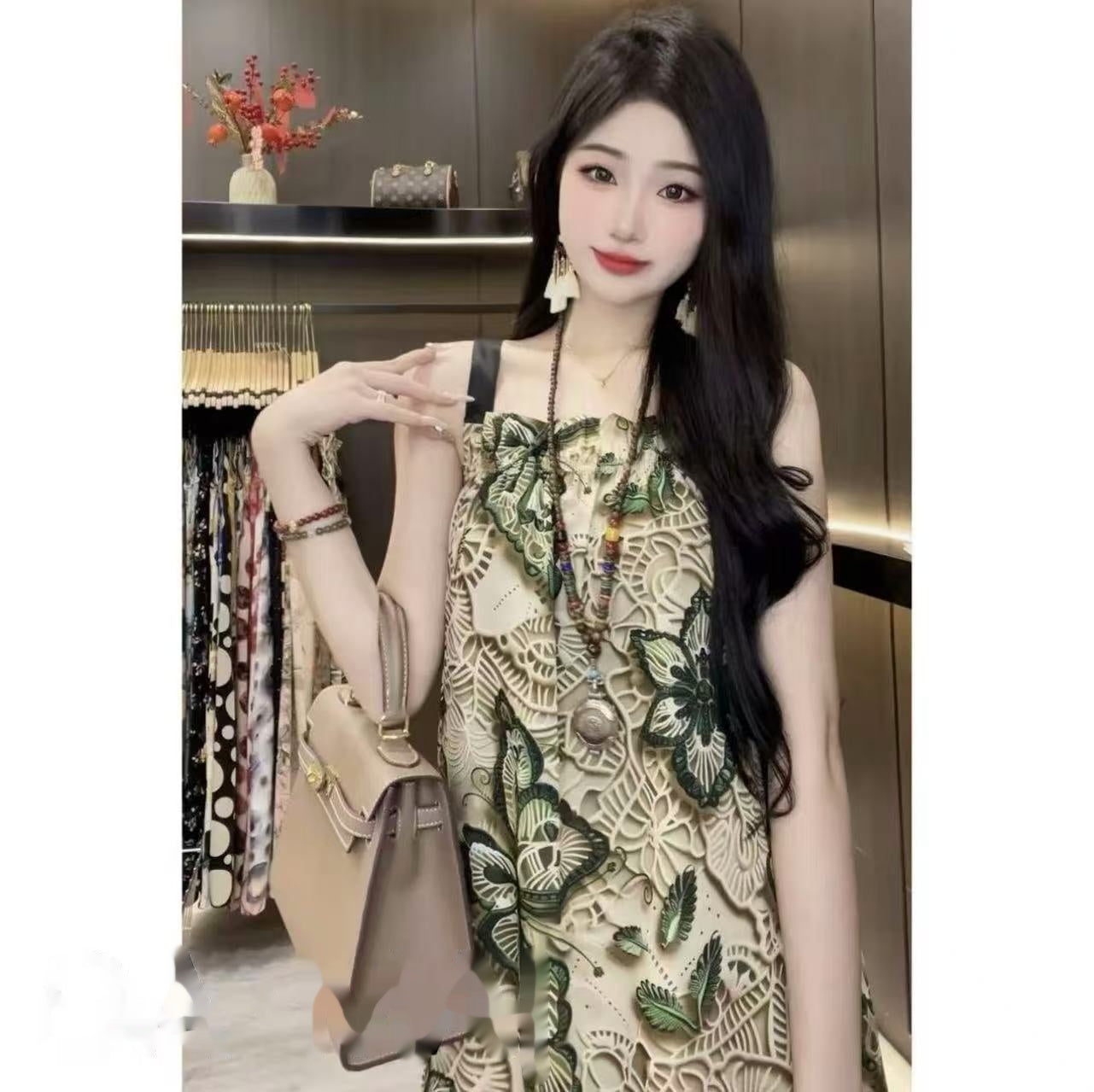 Ladies' Polyester Printed Dress