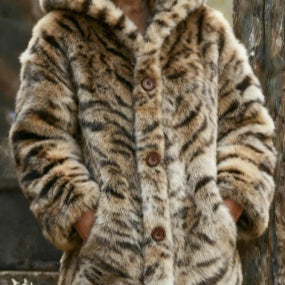 Elegant Chic Printed Womens Jacket